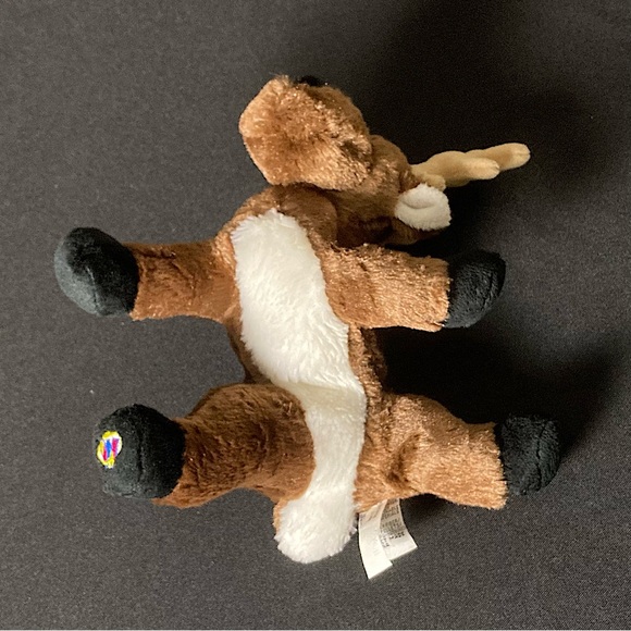 ⭐️ Almost Vintage 2007 Ganz Webkinz Reindeer Plush No Code - Picture 4 of 15